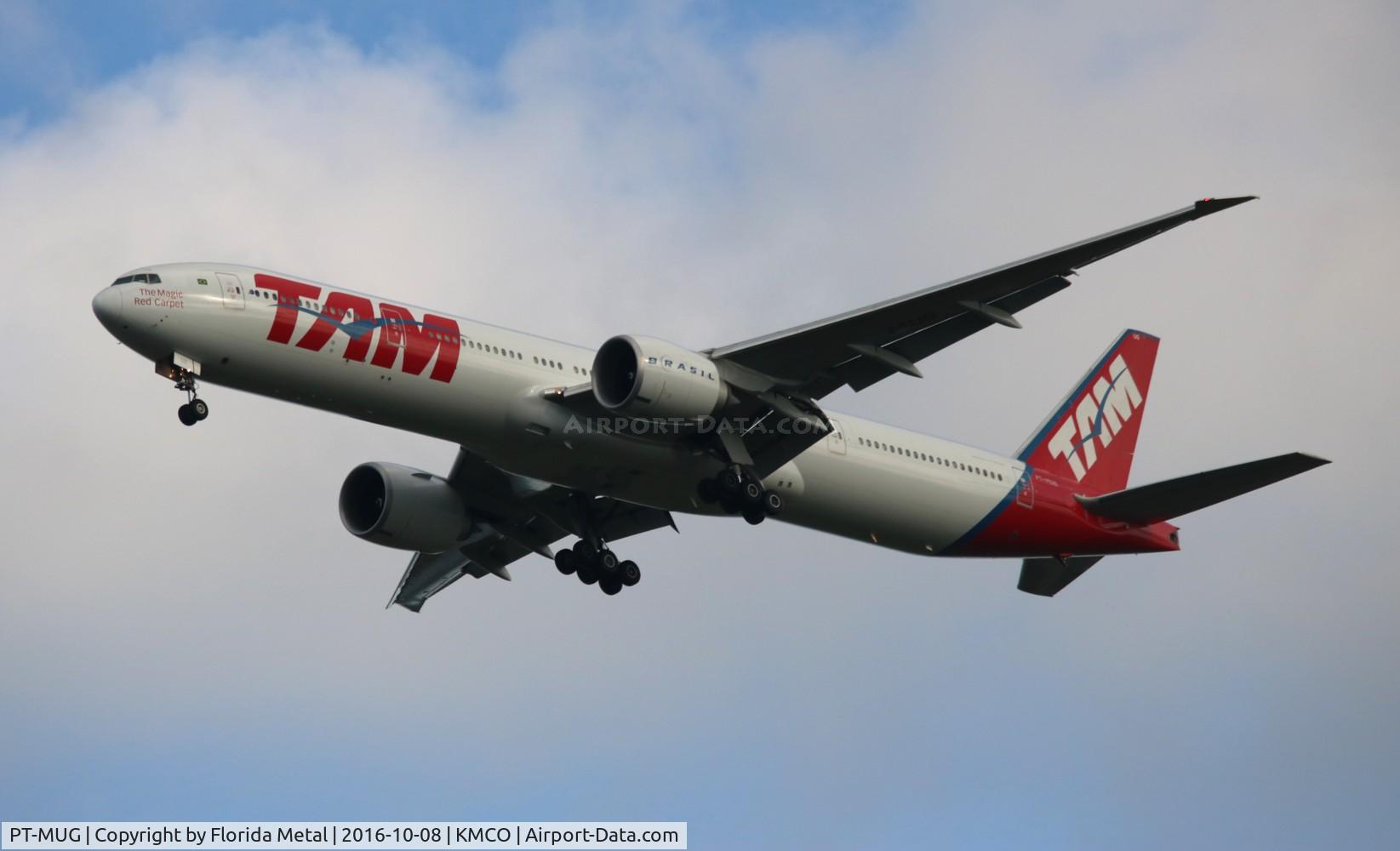 PT-MUG, 2012 Boeing 777-32W/ER C/N 38888, TAM 777-300ER