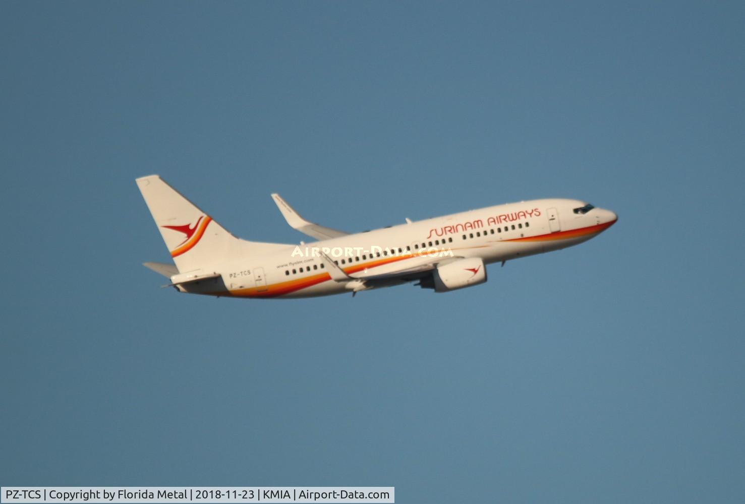 PZ-TCS, 2005 Boeing 737-79L C/N 34538, Suriname 737-700