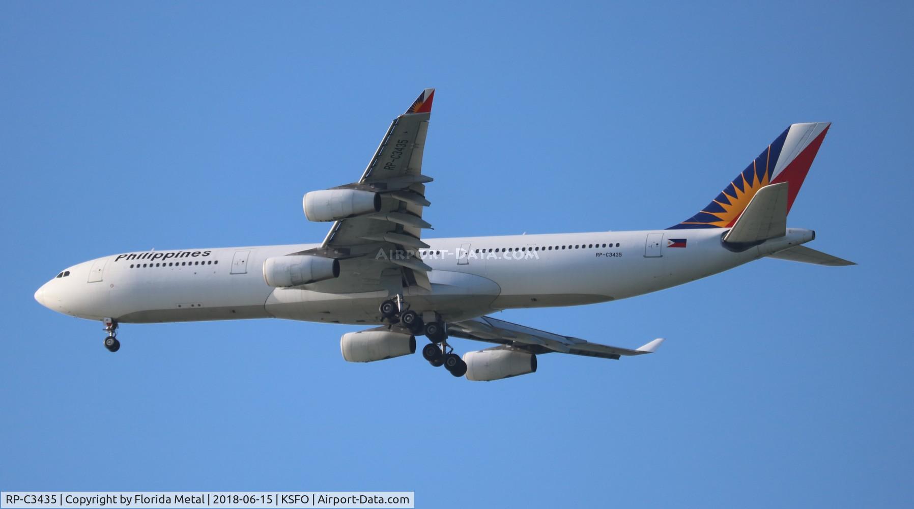 RP-C3435, 2000 Airbus A340-313X C/N 302, Philippine A340-300