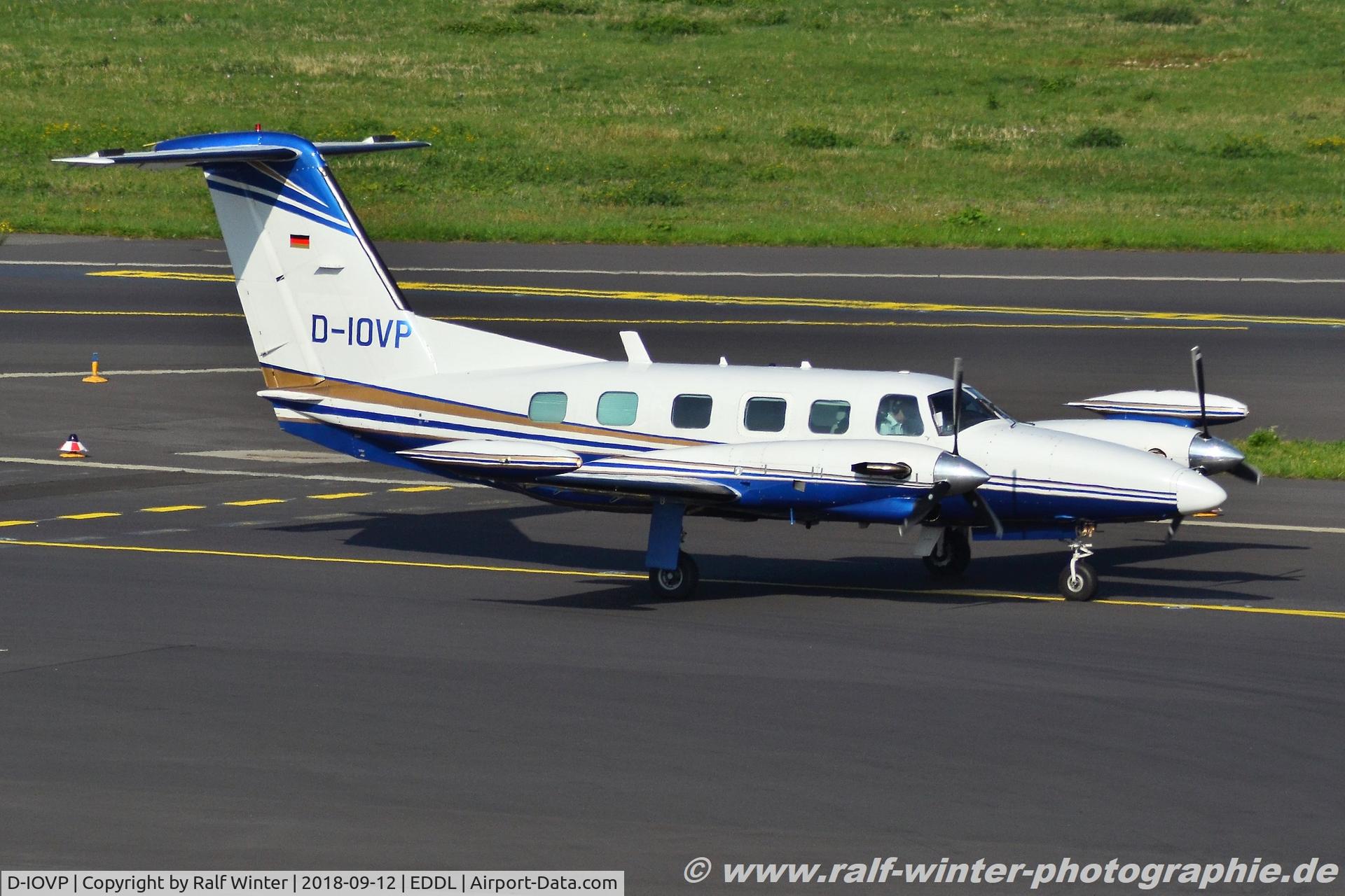 D-IOVP, 1991 Piper PA-42-720 Cheyenne IIIA C/N 42-5501057, Piper PA-42-720 Cheyenne 3A - Heli Flight - 425501057 - D-IOVP - 12.09.2018 - DUS