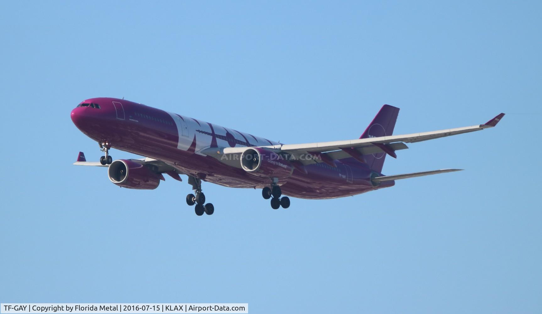 TF-GAY, 2010 Airbus A330-343 C/N 1098, WOW A330-300