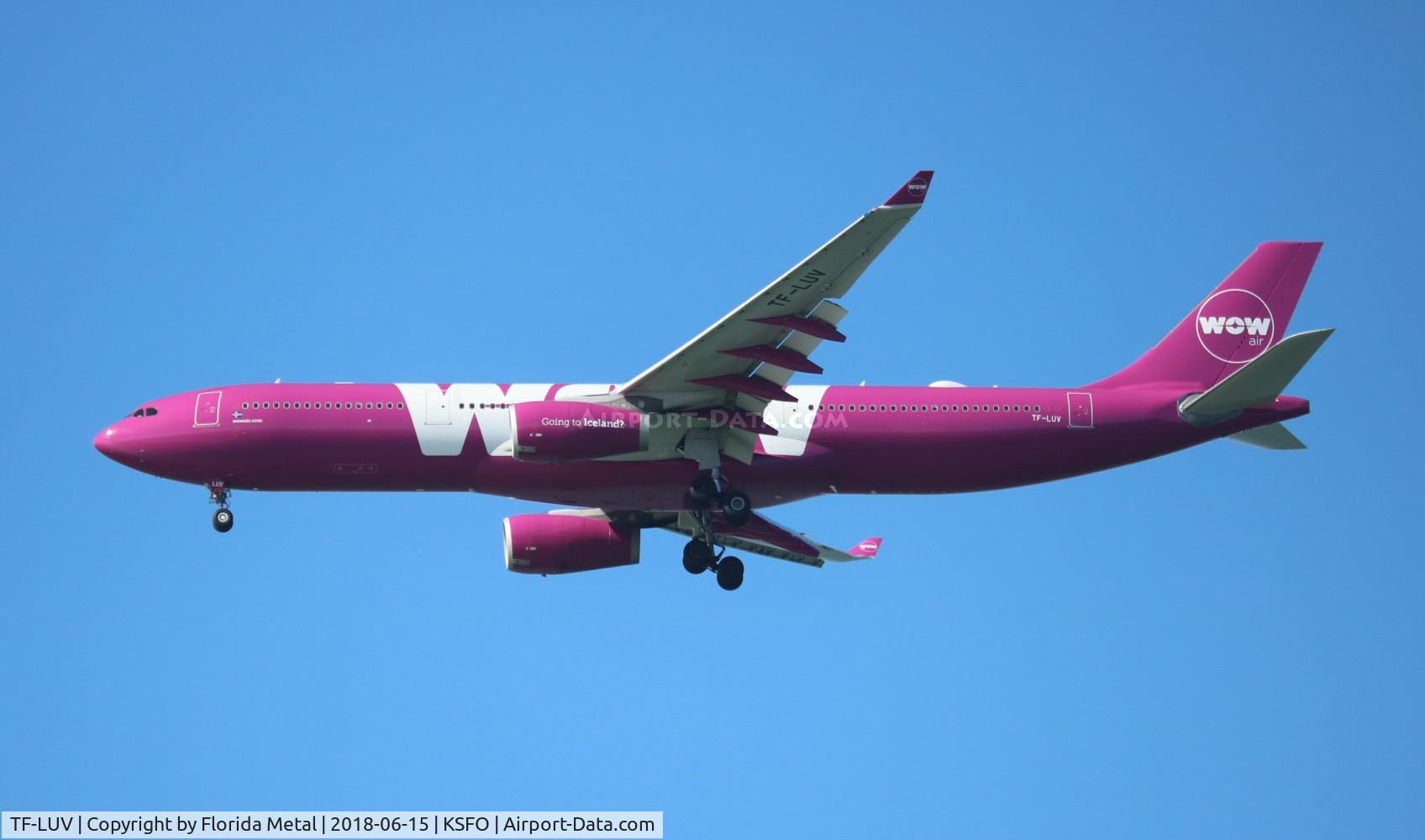 TF-LUV, 2015 Airbus A330-343 C/N 1607, WOW A330-300
