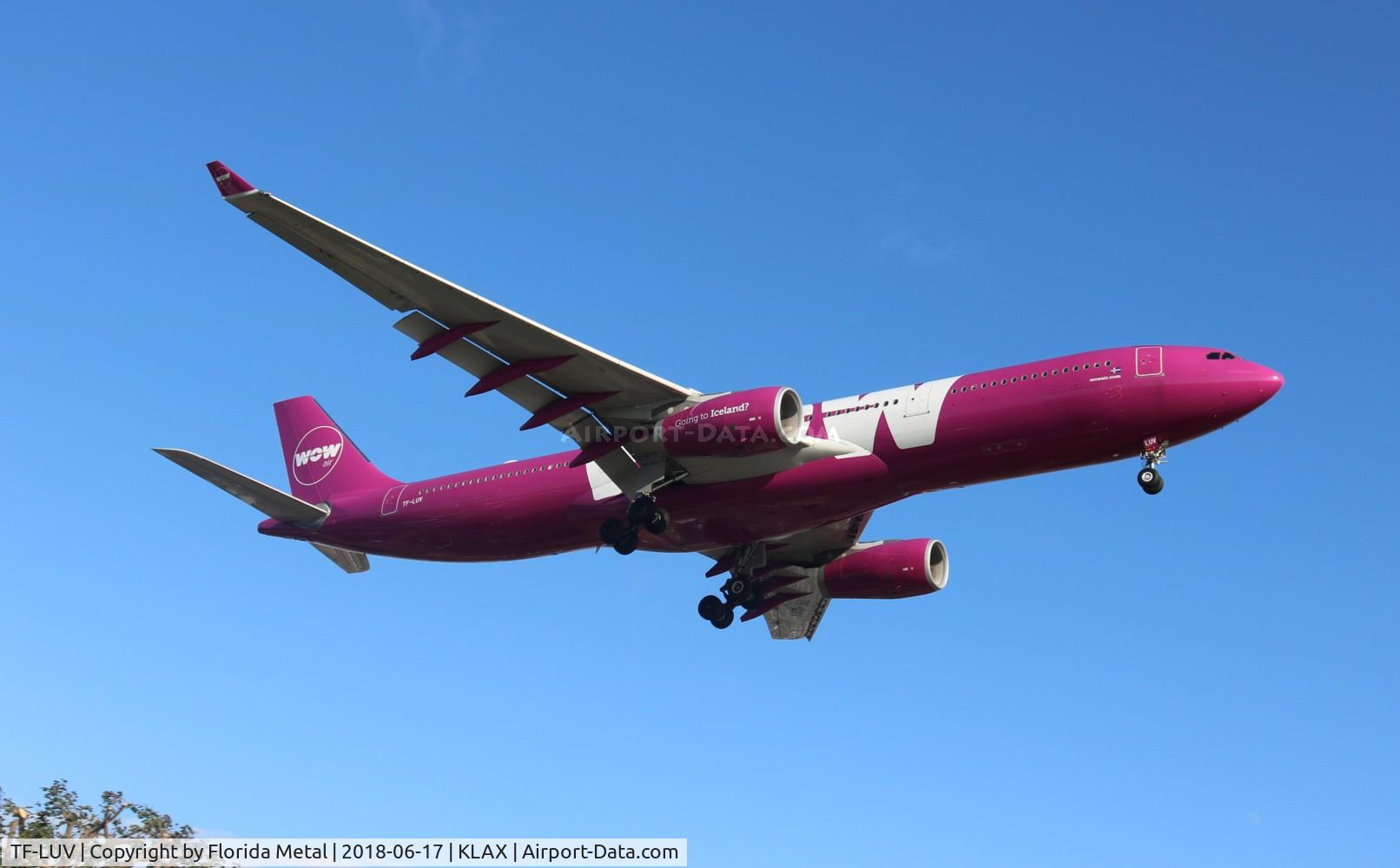 TF-LUV, 2015 Airbus A330-343 C/N 1607, WOW A330-300