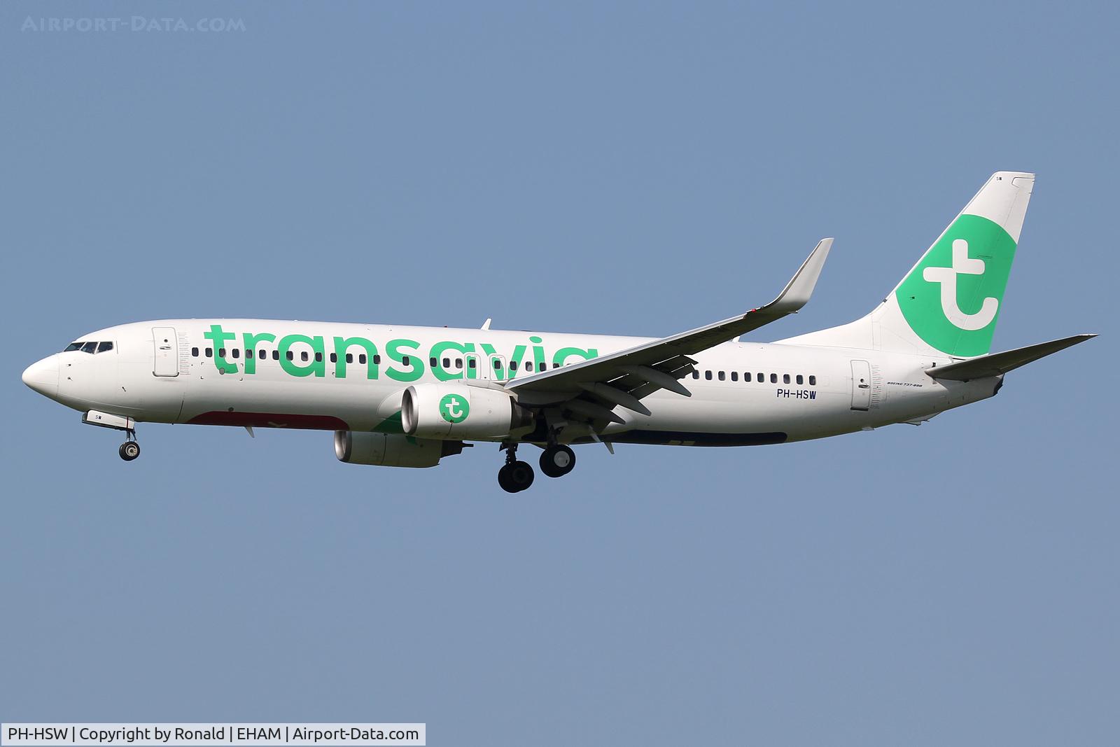 PH-HSW, 2009 Boeing 737-8K2 C/N 37160, at spl