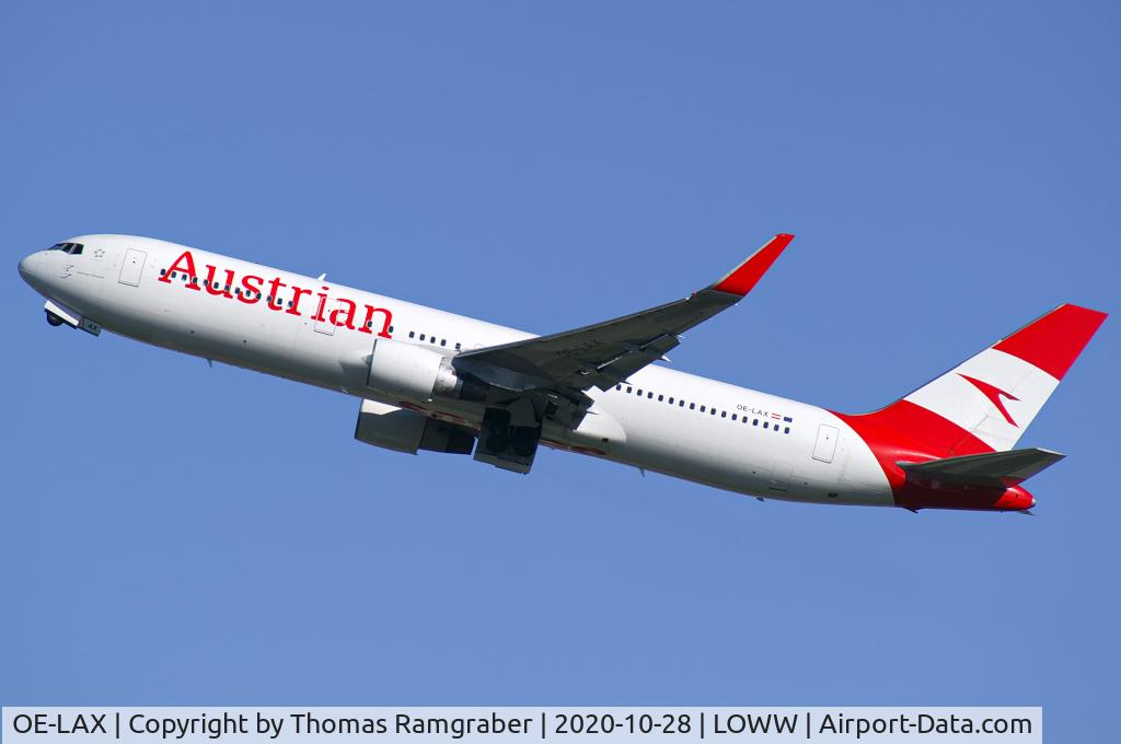 OE-LAX, 1992 Boeing 767-3Z9/ER C/N 27095, Austrian Airlines Boeing 767-300