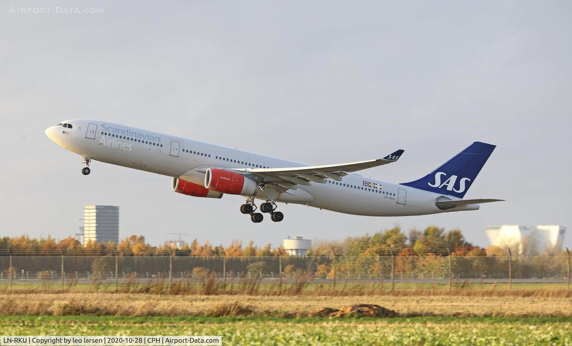 LN-RKU, 2016 Airbus A330-343 C/N 1715, Copenhagen 28.10.2020