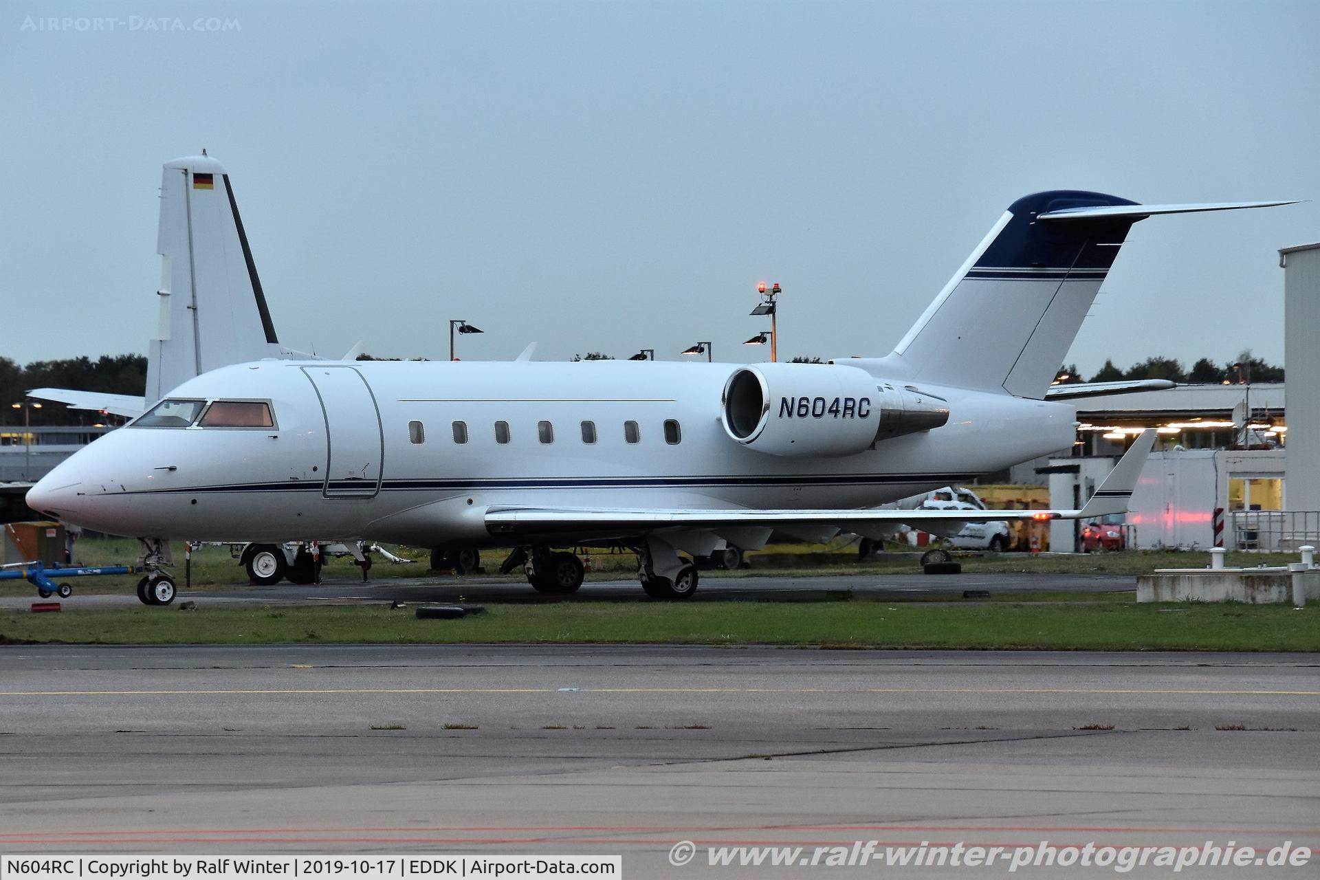 N604RC, 2006 Bombardier Challenger 604 (CL-600-2B16) C/N 5662, Bombardier CL-600-2B16 Challenger 604 - Rockwell Collins - 5662 - N604RC - 17.10.2019 - CGN