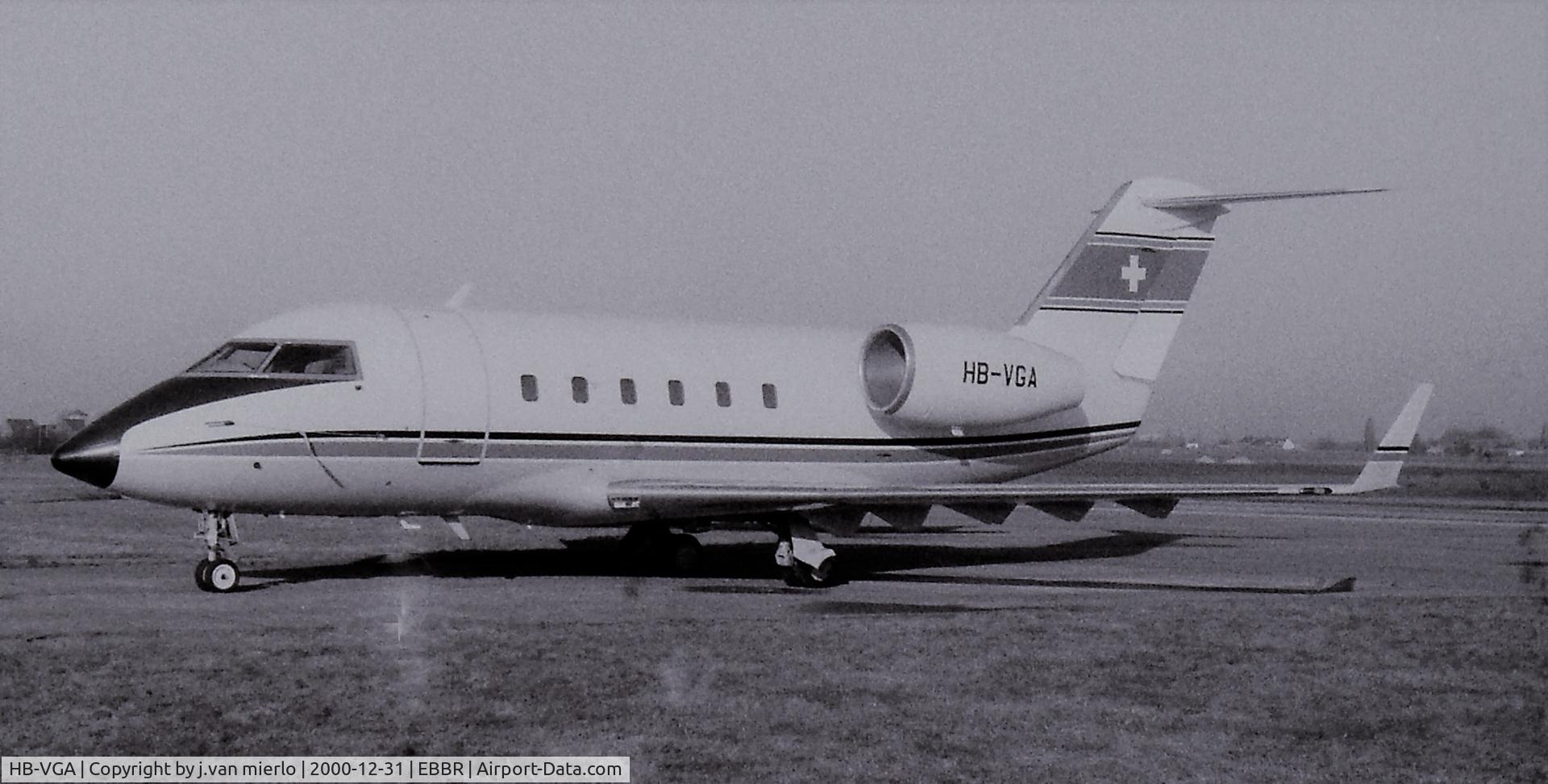 HB-VGA, 1982 Canadair Challenger 600S (CL-600-1A11) C/N 1029, Brussels General Aviation Terminal
