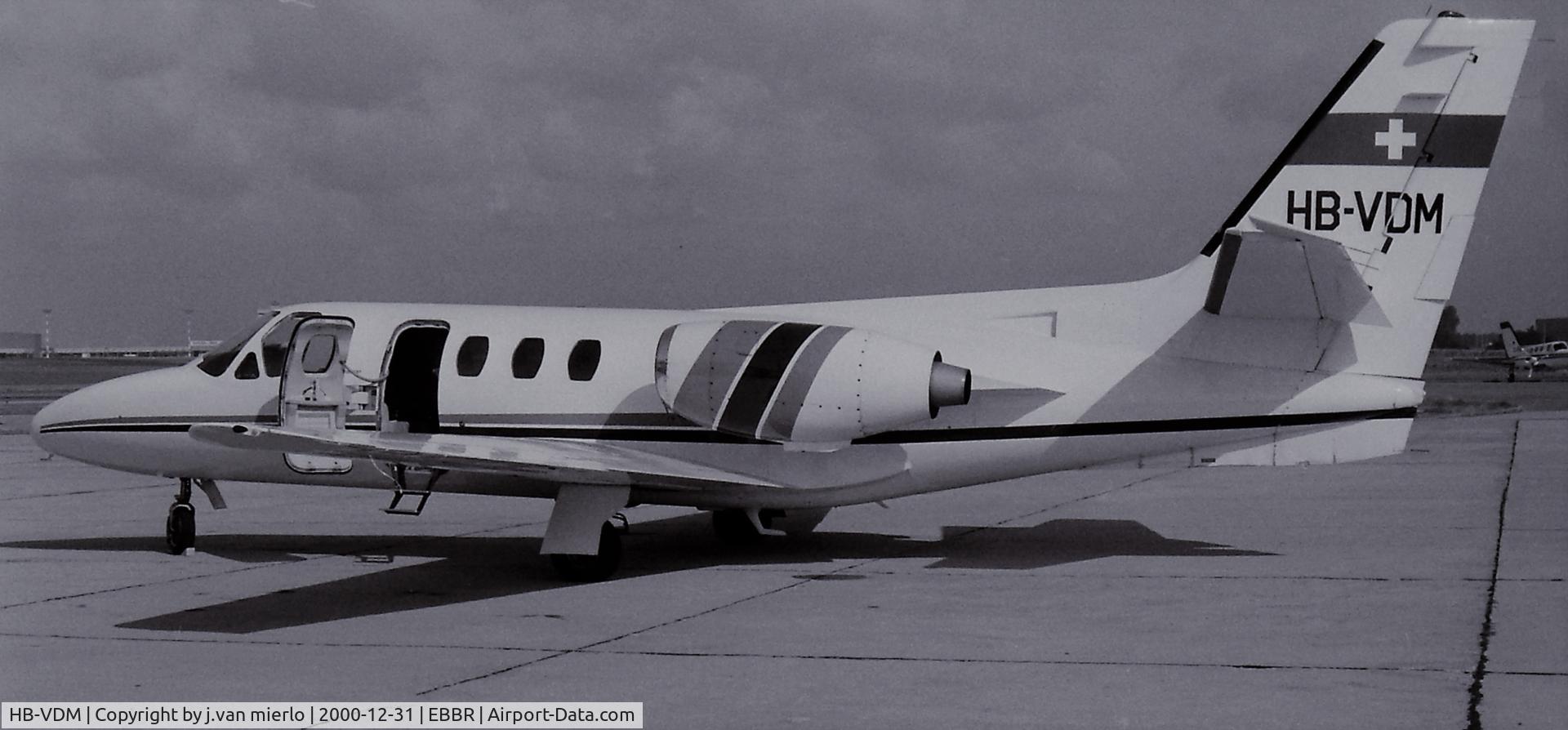 HB-VDM, 1973 Cessna 500 Citation 1 C/N 500-0126, Brussels,G.A.T.