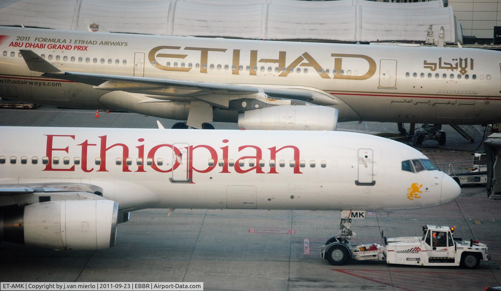 ET-AMK, 2001 Boeing 757-28A C/N 32449, Brussels, Belgium