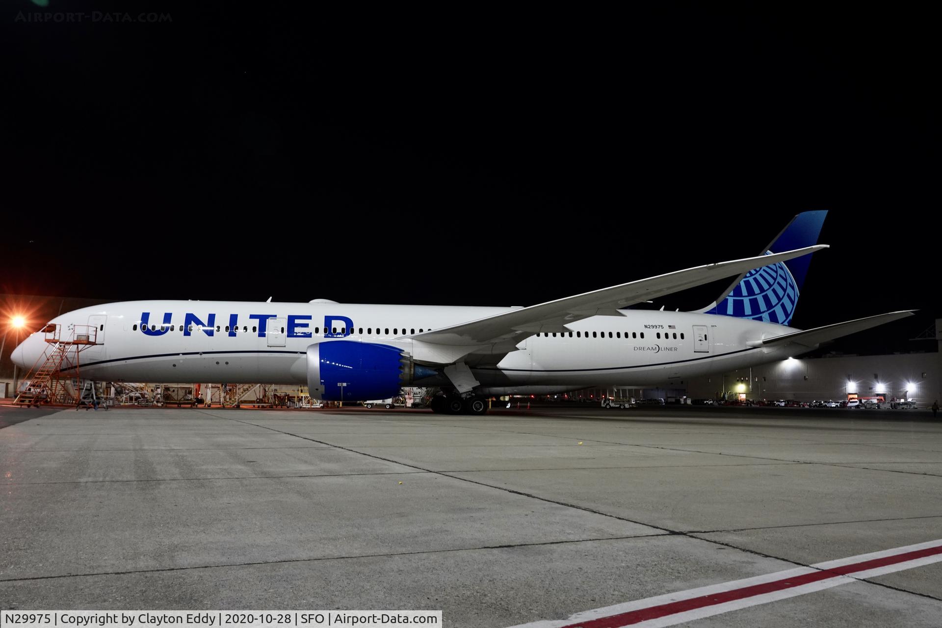 N29975, 2020 Boeing 787-9 Dreamliner C/N 66134, SFO 2020.