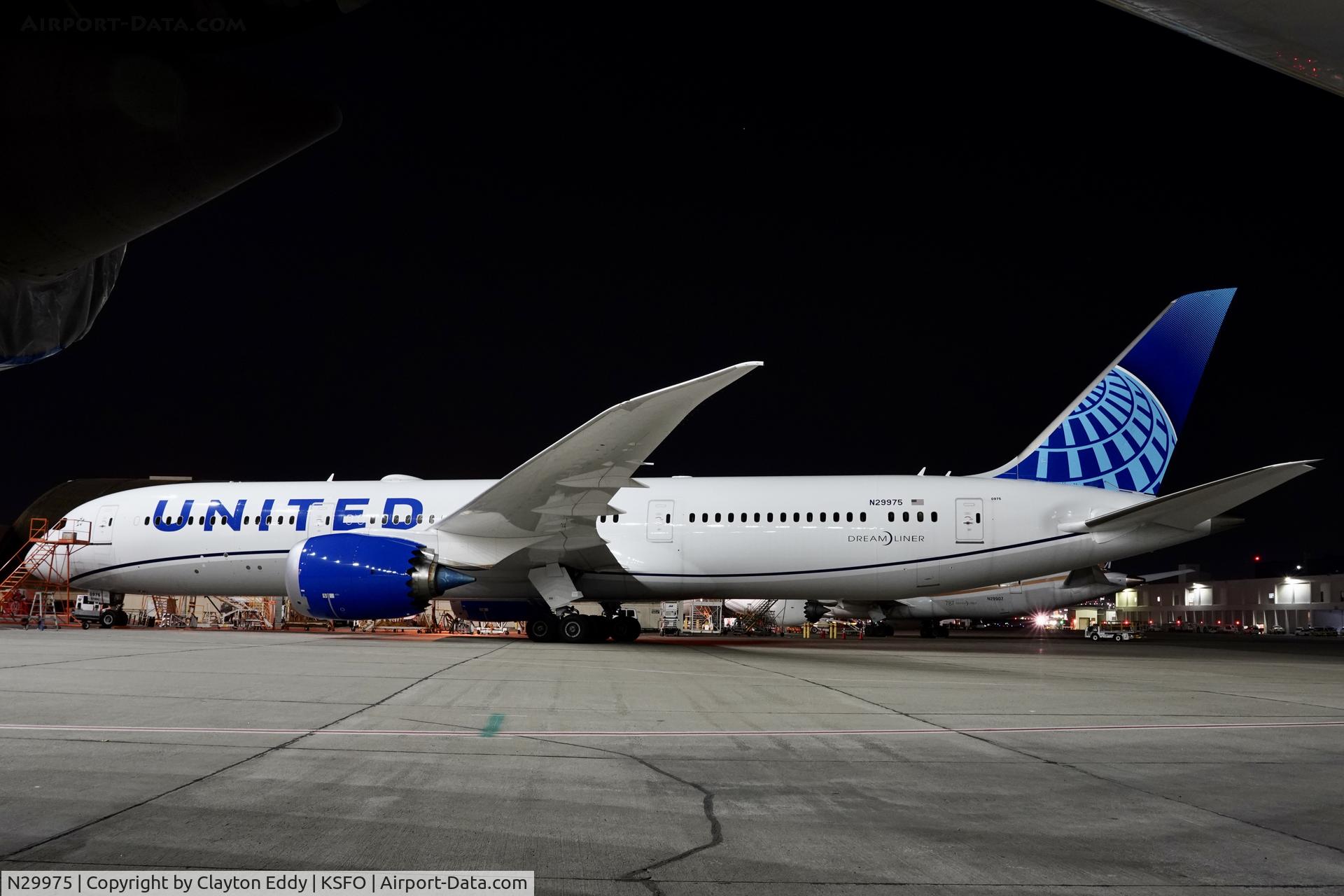 N29975, 2020 Boeing 787-9 Dreamliner C/N 66134, SFO 2020.