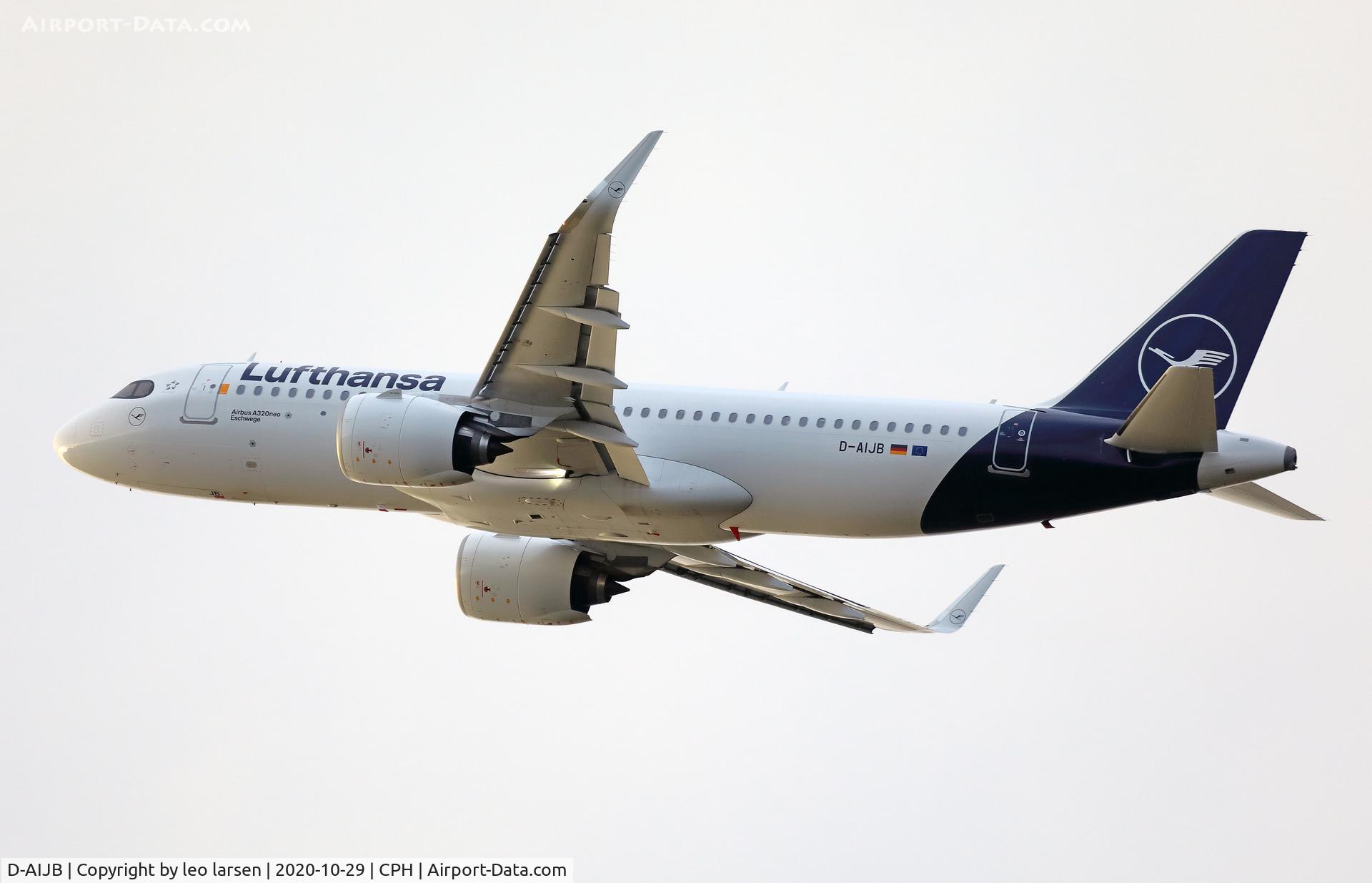 D-AIJB, 2020 Airbus A320-271N C/N 9493, Copenhagen 29.10.2020
