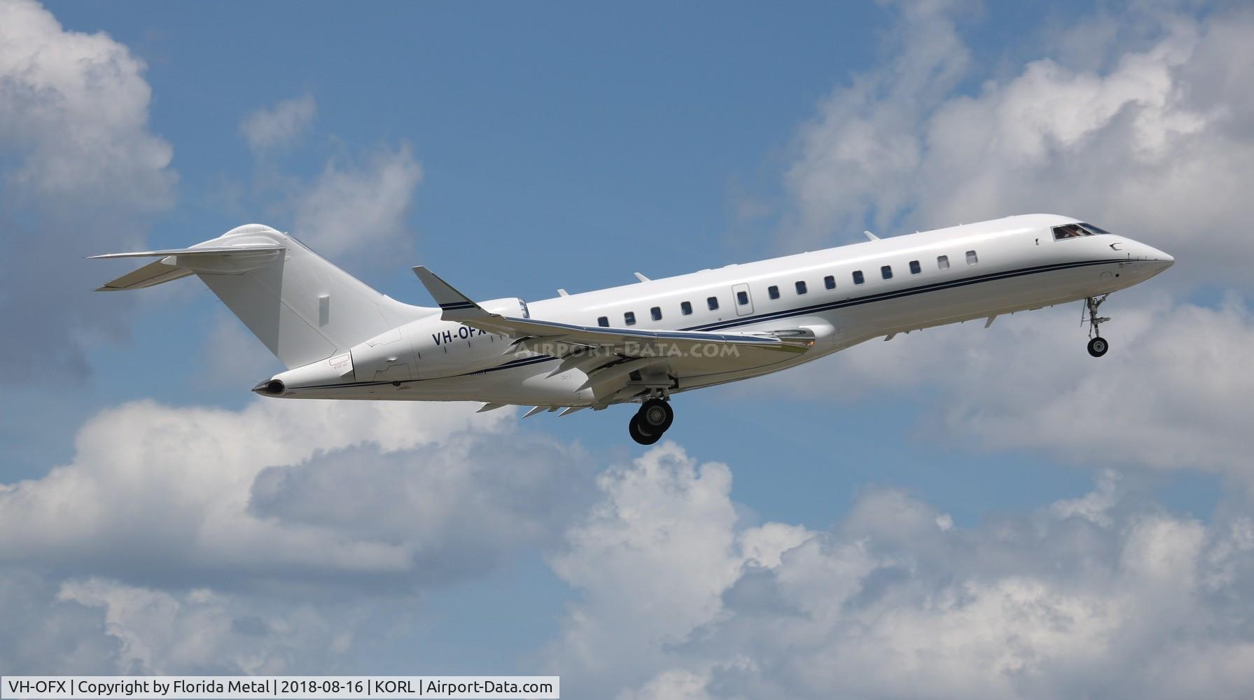 VH-OFX, 2001 Bombardier BD-700-1A10 Global Express C/N 9104, Global Express