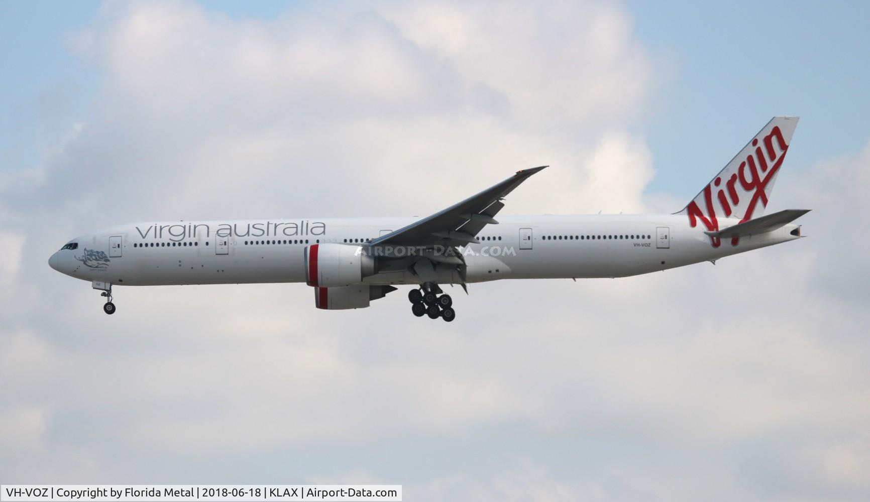VH-VOZ, 2008 Boeing 777-3ZG/ER C/N 35302, Virgin Australia 777-300