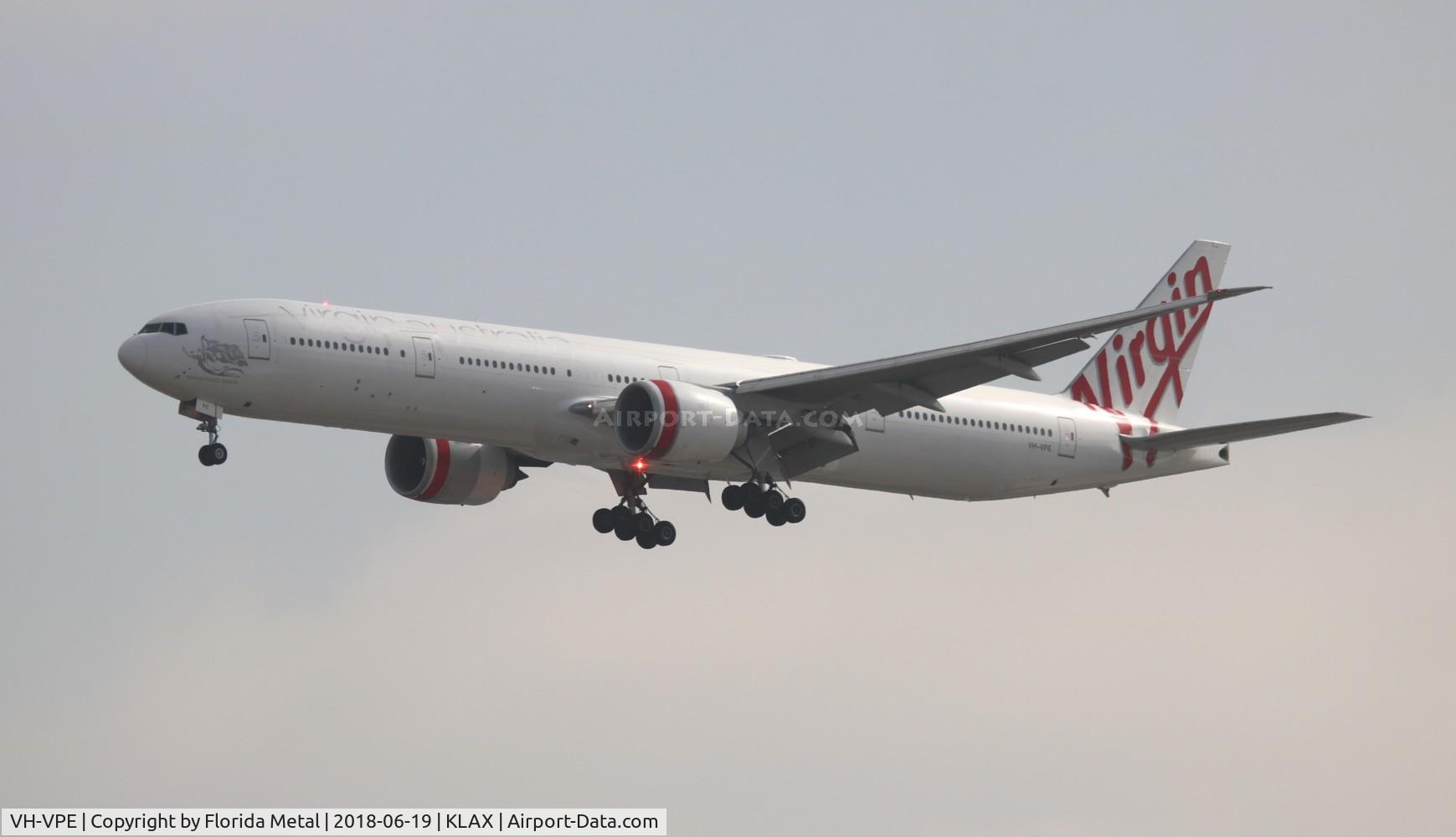 VH-VPE, 2009 Boeing 777-3ZG/ER C/N 37939, Virgin Australia 777-300