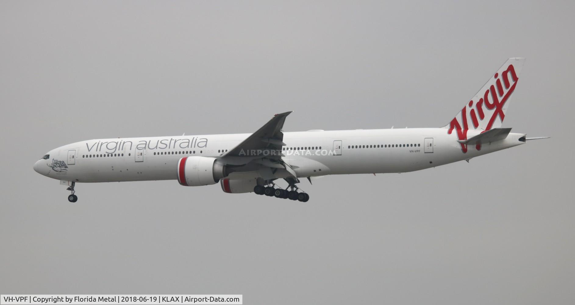 VH-VPF, 2009 Boeing 777-3ZG/ER C/N 37940, Virgin Australia 777-300