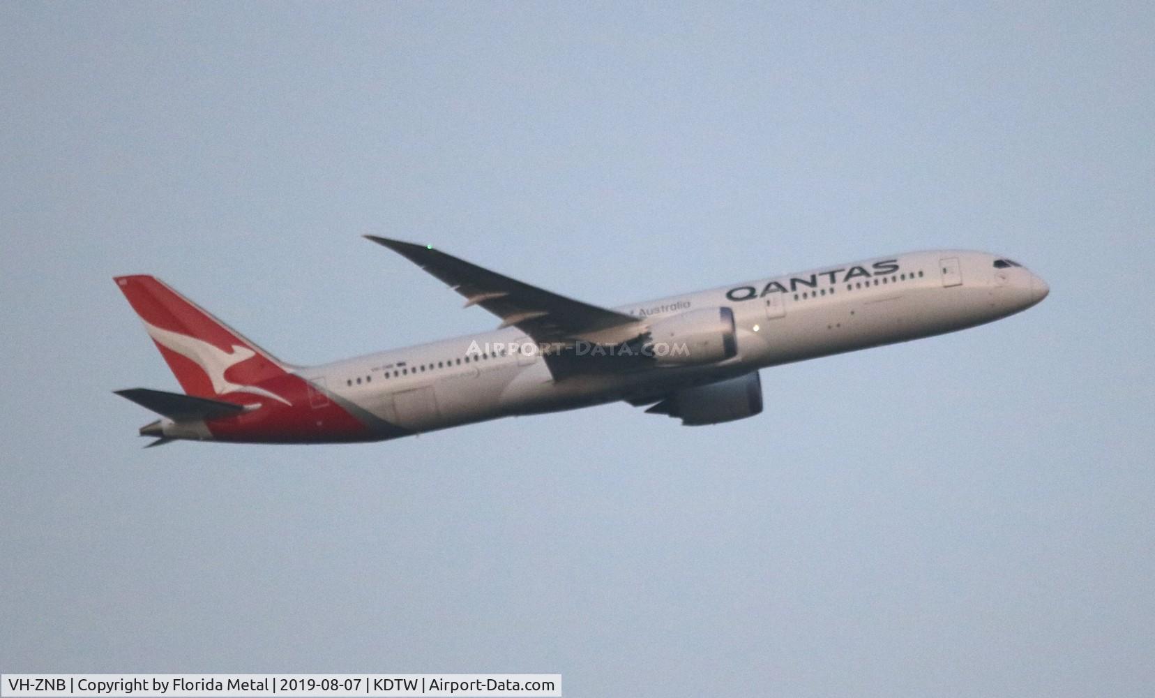 VH-ZNB, 2017 Boeing 787-9 Dreamliner C/N 39039, Qantas 787-9