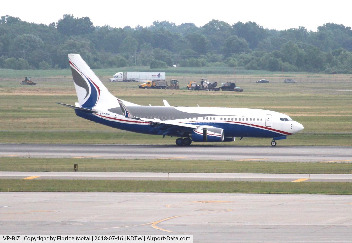 VP-BIZ, 2005 Boeing 737-7AU BBJ C/N 34477, Boeing BBJ