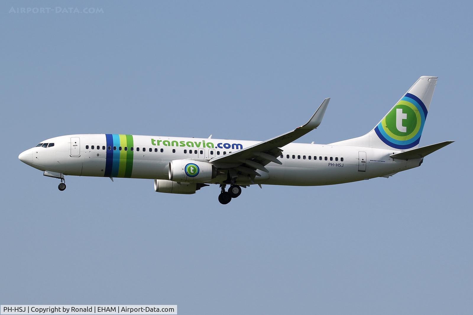 PH-HSJ, 2014 Boeing 737-8K2 C/N 42150, at spl