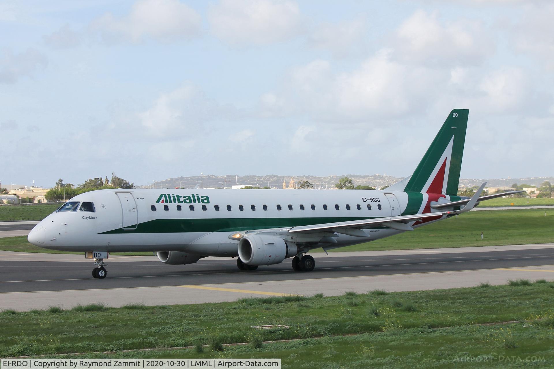 EI-RDO, 2012 Embraer 175LR (ERJ-170-200LR) C/N 17000348, Embraer 175LR EI-RDO Alitalia