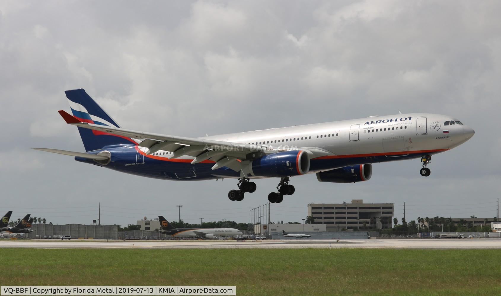 VQ-BBF, 2009 Airbus A330-243 C/N 1045, Aeroflot A330-200