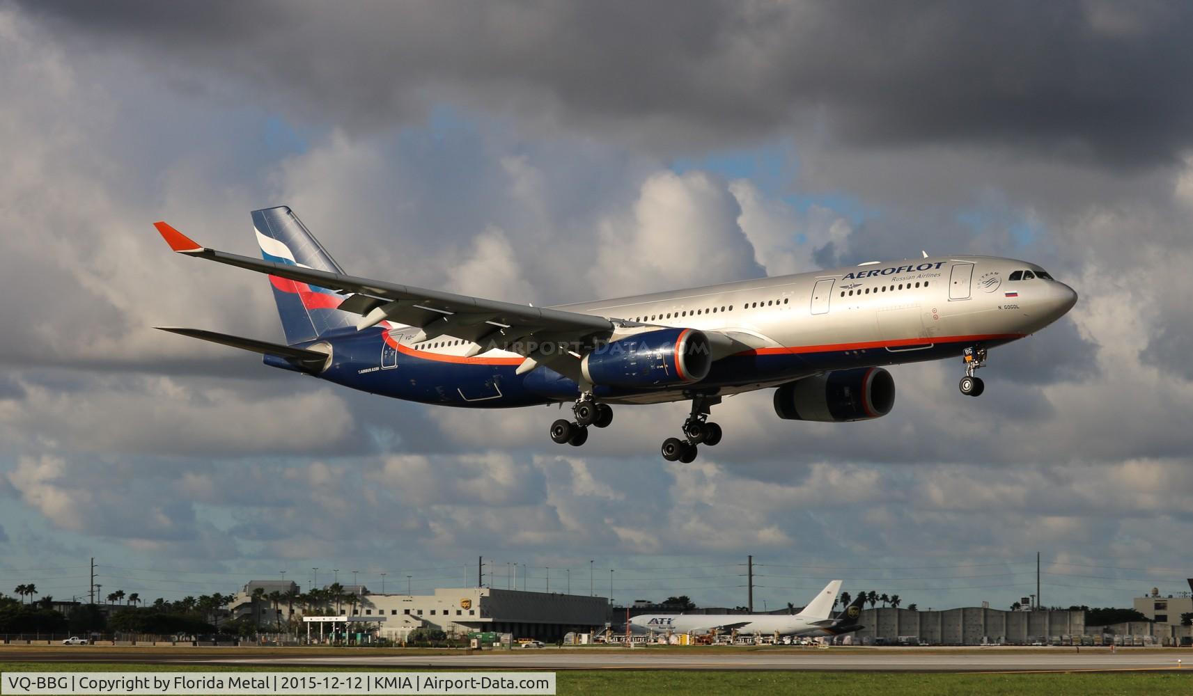 VQ-BBG, 2009 Airbus A330-243 C/N 1047, Aeroflot A330-200