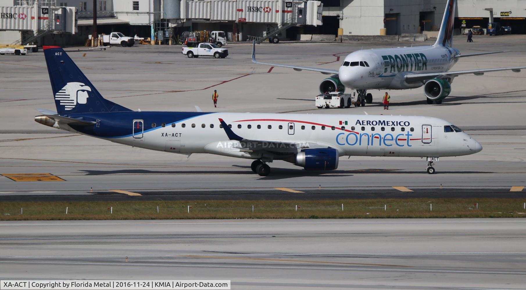XA-ACT, 2012 Embraer 190LR (ERJ-190-100LR) C/N 19000557, Aeromexico E190