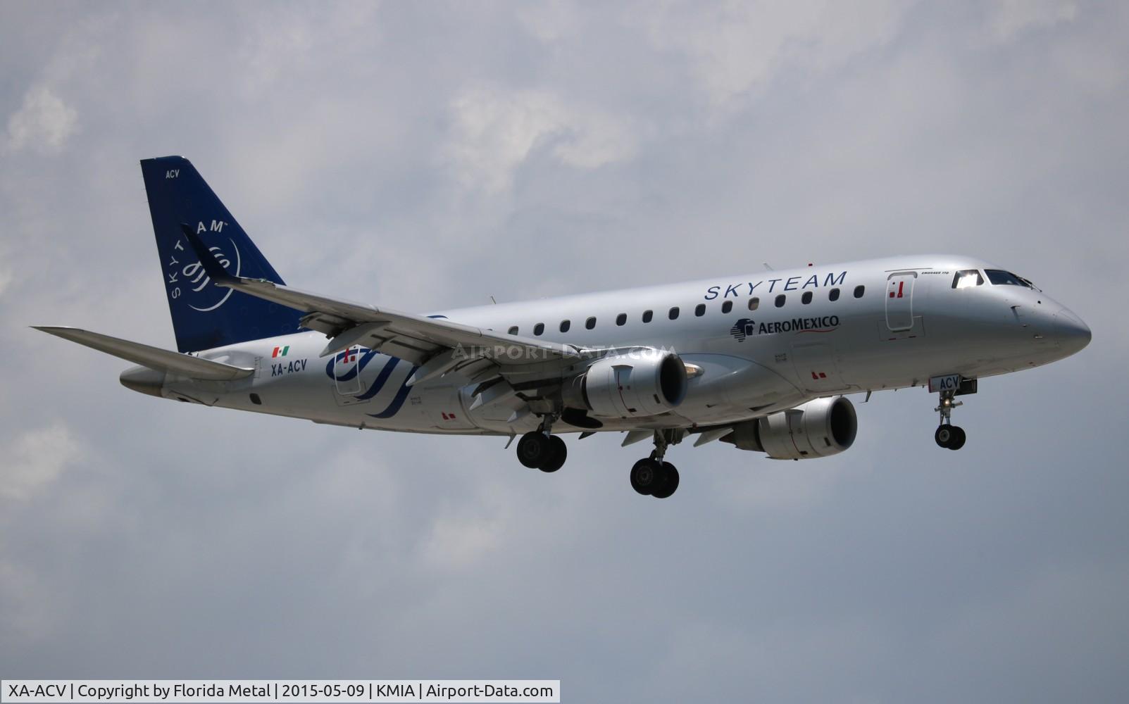 XA-ACV, 2005 Embraer 170SU (ERJ-170-100SU) C/N 17000046, Aeromexico E170