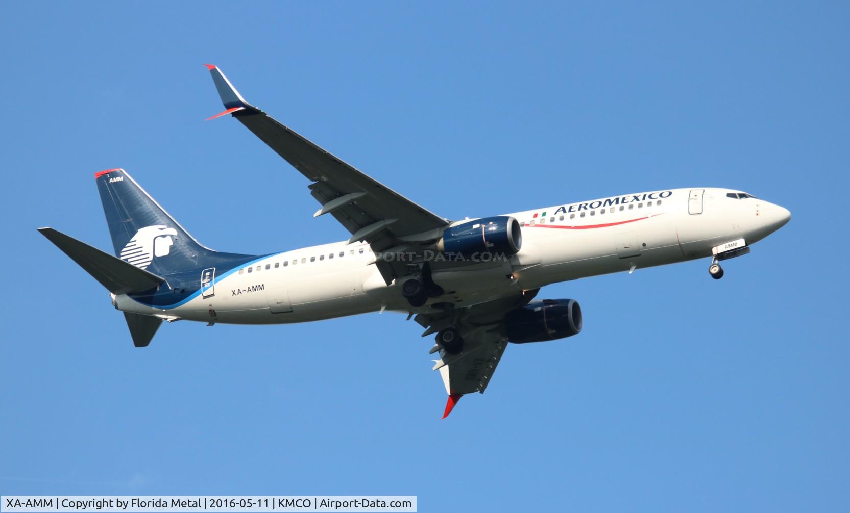 XA-AMM, 2014 Boeing 737-852 C/N 39944, Aeromexico 737-800