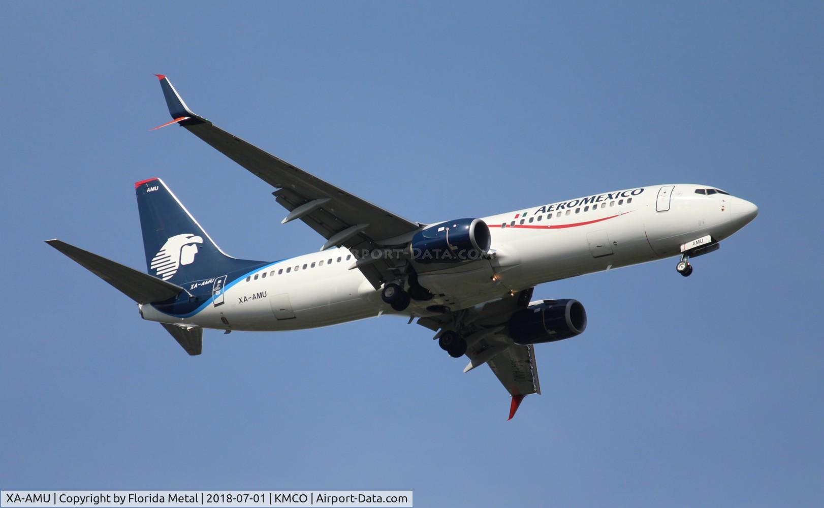 XA-AMU, 2015 Boeing 737-852 C/N 43657, Aeromexico 737-800