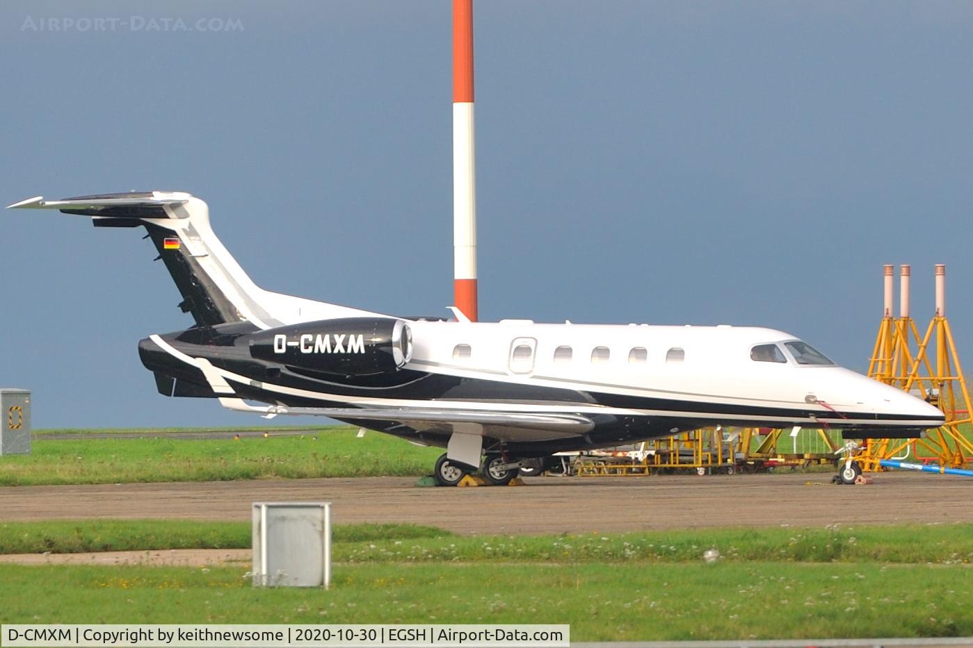 D-CMXM, 2020 Embraer EMB-505 Phenom 300 C/N 50500561, Removed from spray shop minus rudder !