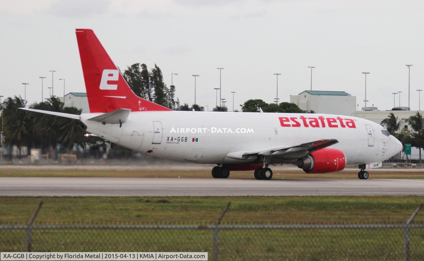 XA-GGB, 1989 Boeing 737-3M8 C/N 24023, Estafeta
