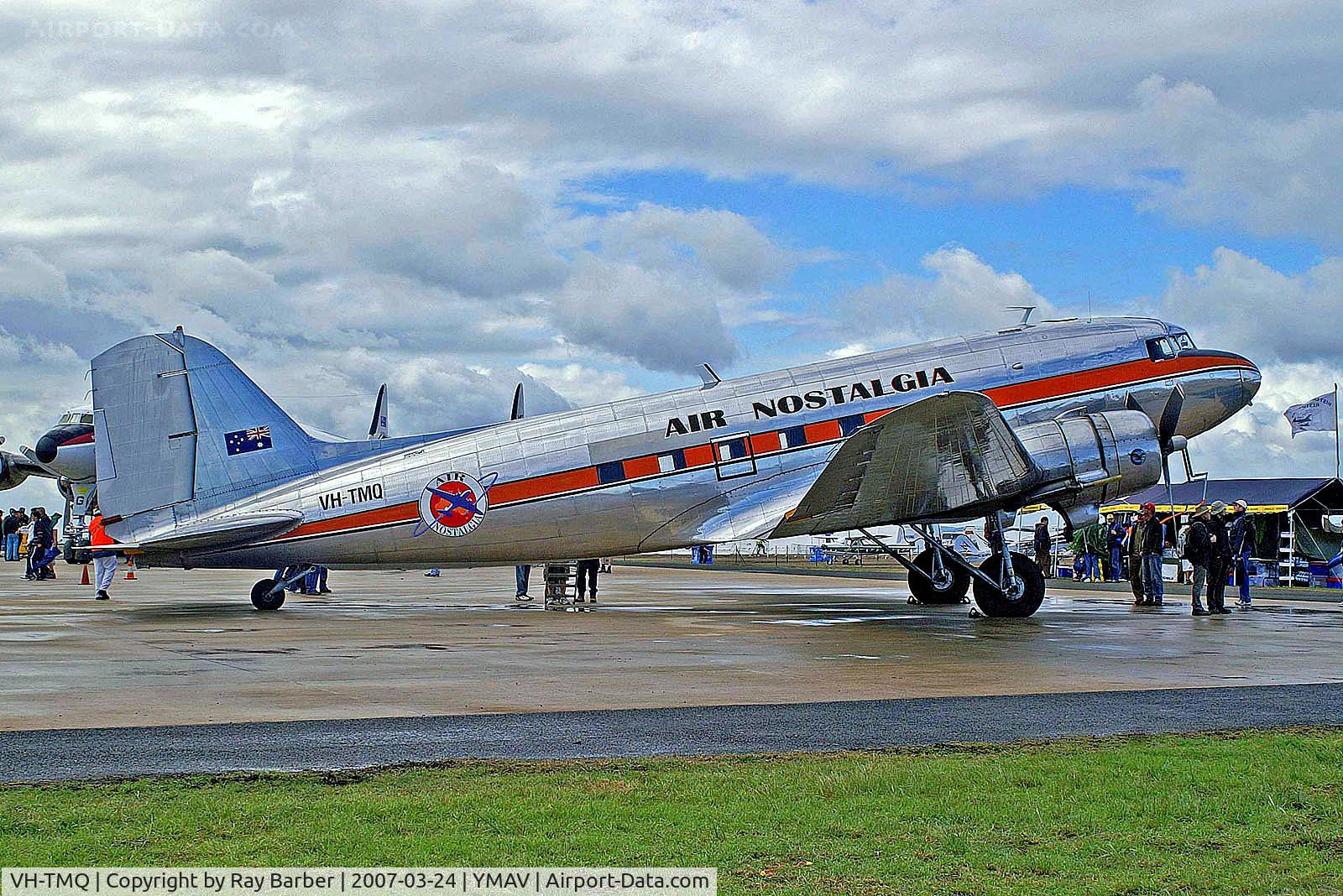 VH-TMQ, 1944 Douglas C-47B Skytrain C/N 16136/32884, VH-TMQ   Douglas C-47B Dakota [32884] (Air Nostalgia} Avalon~VH 24/03/2007