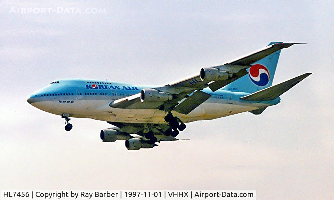 HL7456, Boeing 747-SPB5 C/N 22483, HL7456   Boeing 747SP-B5 [22483 (Korean Air) Hong Kong Kai-Tak~B 01/11/1997