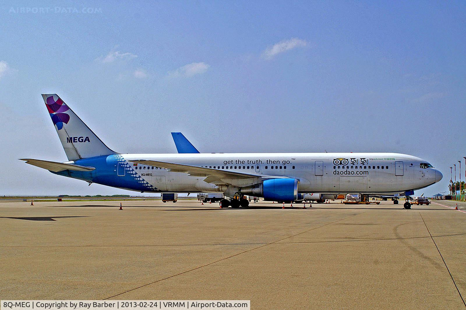 8Q-MEG, 1989 Boeing 767-3P6/ER C/N 24496, 8Q-MEG   Boeing 767-3P6ER [24496] (Mega Global Air) Male Int'l~8Q 24/02/2013