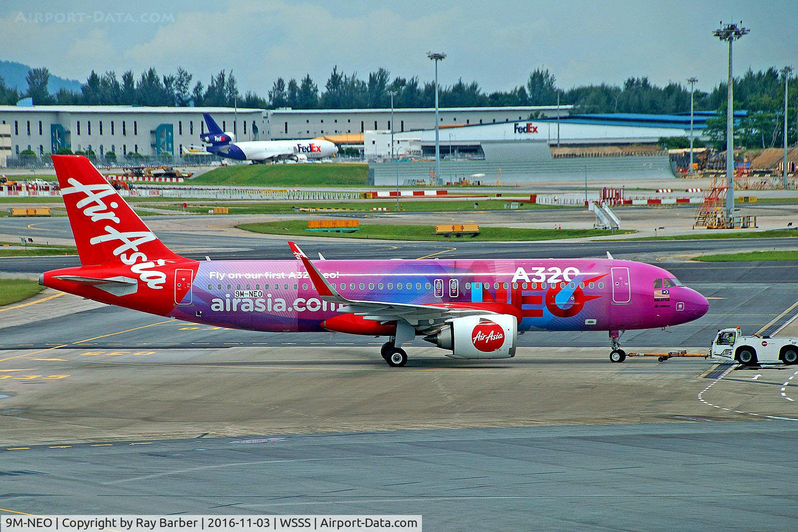 9M-NEO, 2016 Airbus A320-251N C/N 7236, 9M-NEO   Airbus A320-251N [7236] (AirAsia) Singapore-Changi~9M 03/11/2016