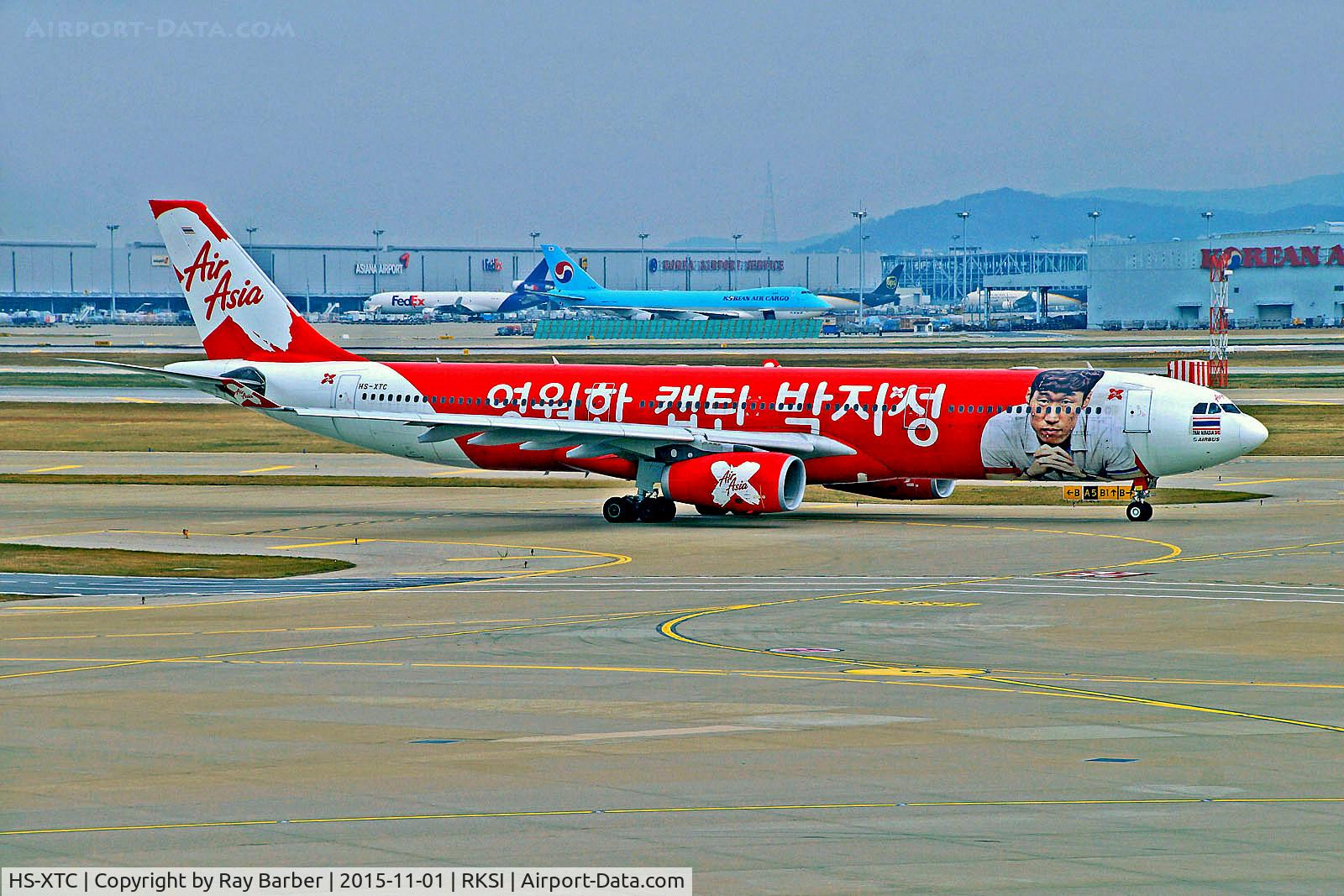 HS-XTC, 2005 Airbus A330-343X C/N 692, HS-XTC   Airbus A330-343X [692] (Thai AirAsia X) Seoul-Incheon Int'l~HL 01/11/2015