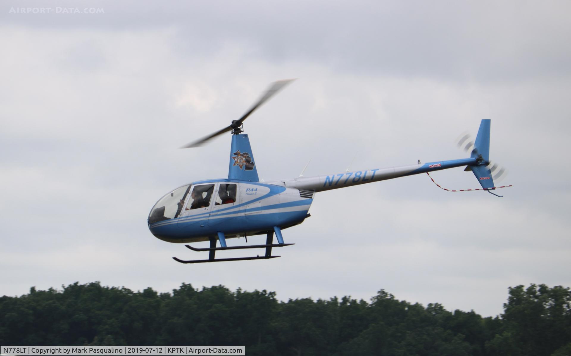 N778LT, 2013 Robinson R44 II C/N 13444, Robinson