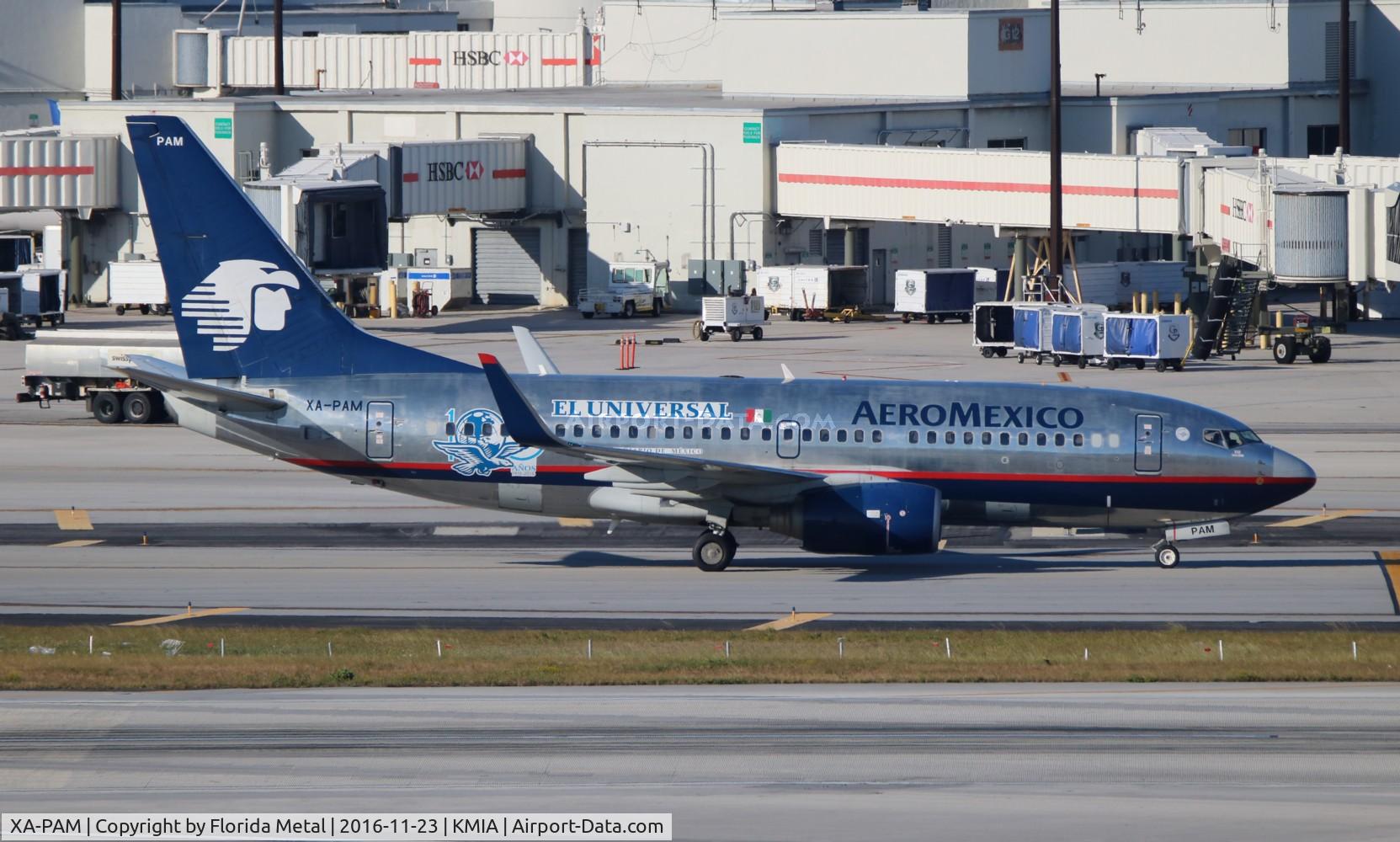 XA-PAM, 2005 Boeing 737-752 C/N 34293, Aeromexico 737-700