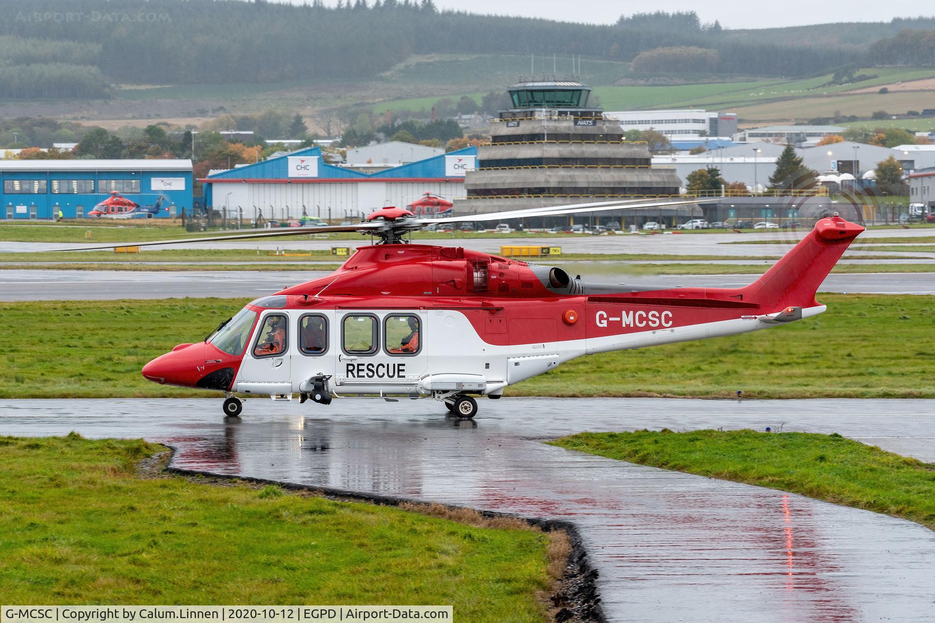 G-MCSC, 2014 AgustaWestland AW-139 C/N 41379, Babcock SAR AW-139 returning to base following a training sortie.