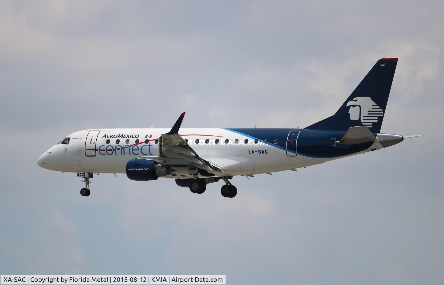 XA-SAC, 2006 Embraer 170LR (ERJ-170-100LR) C/N 17000139, Aeromexico E170