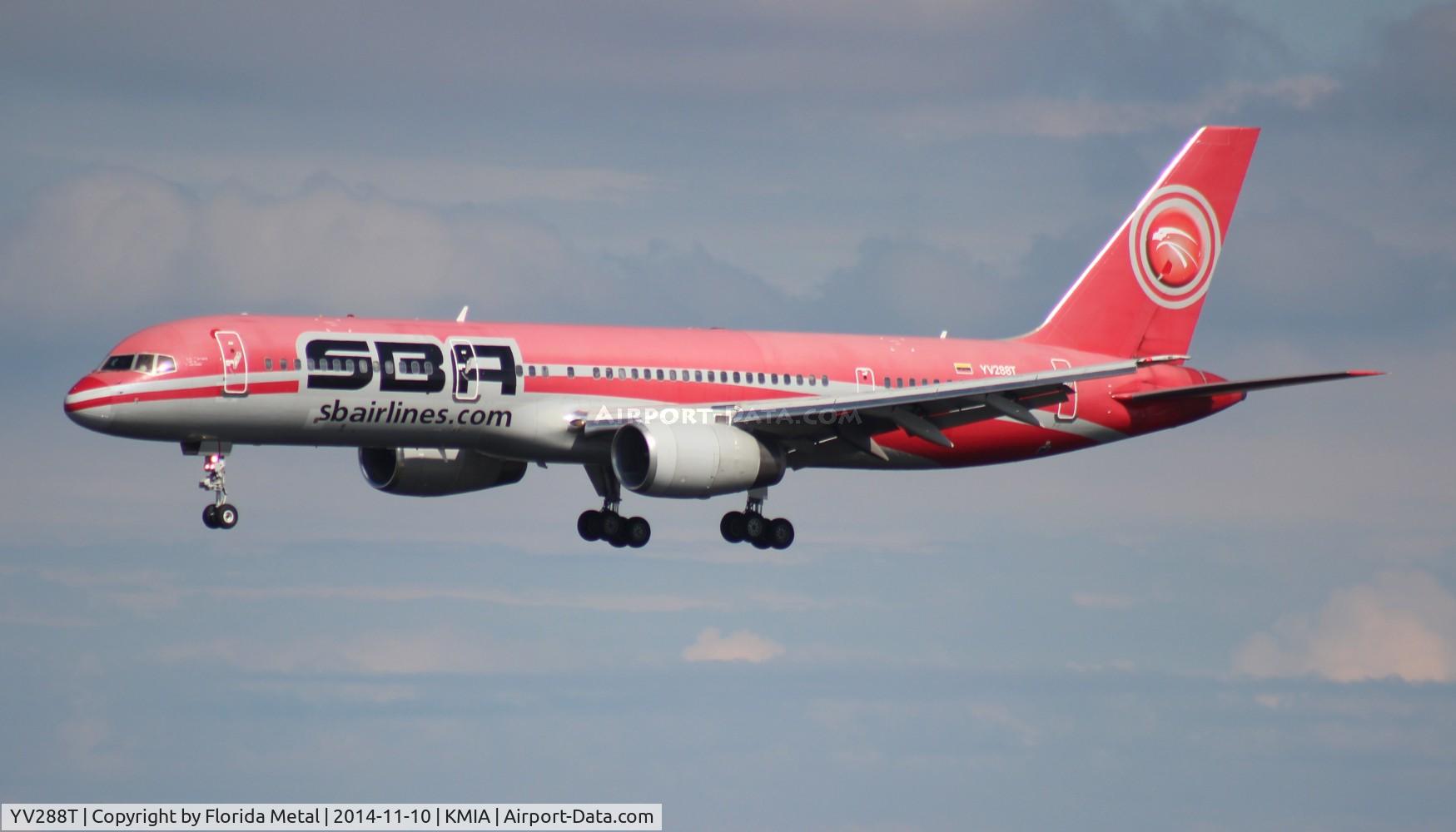 YV288T, 1989 Boeing 757-21B C/N 24402, SBA 757-200