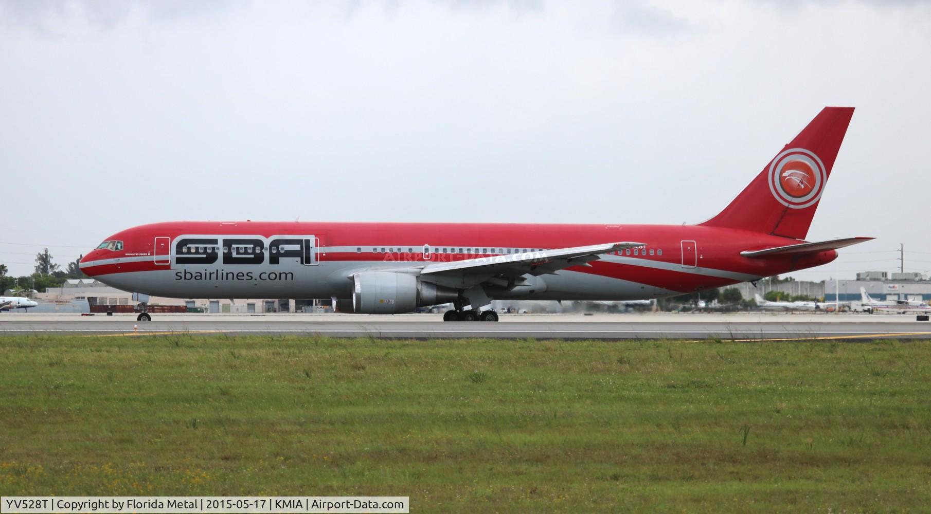 YV528T, Boeing 767-300/ER C/N 24349, SBA 767-300