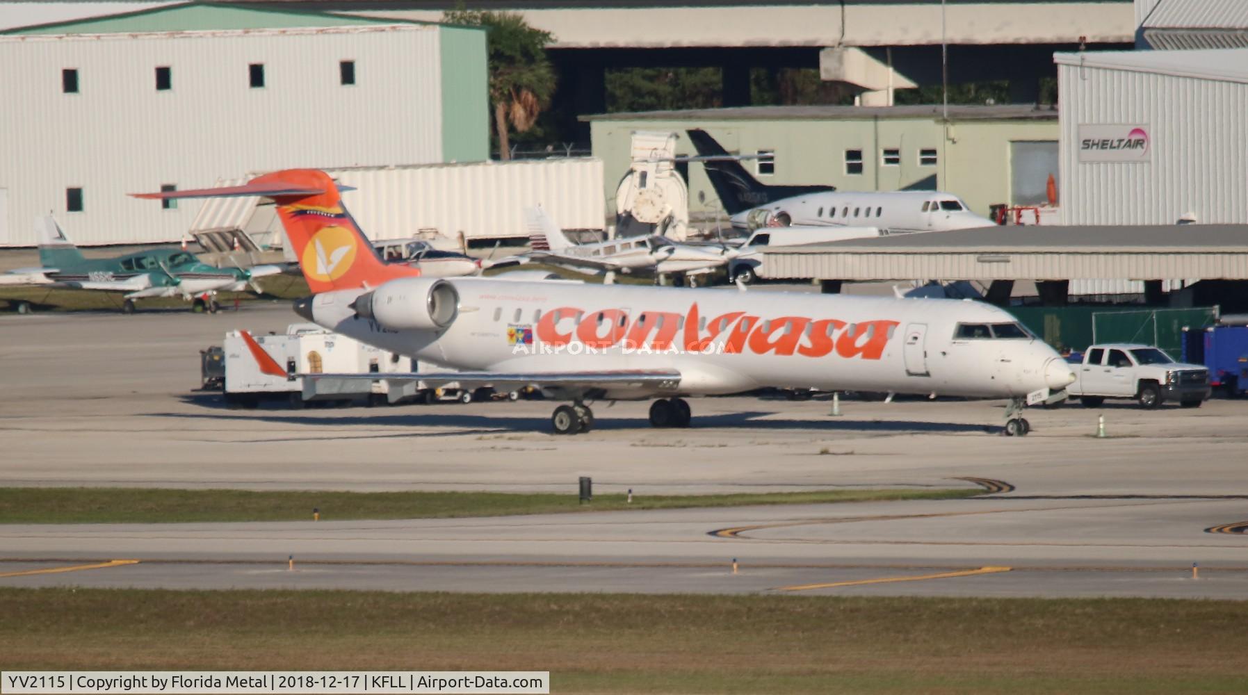 YV2115, 2008 Bombardier CRJ-700 (CL-600-2C10) Regional Jet C/N 10275, Conviasa CRJ-700