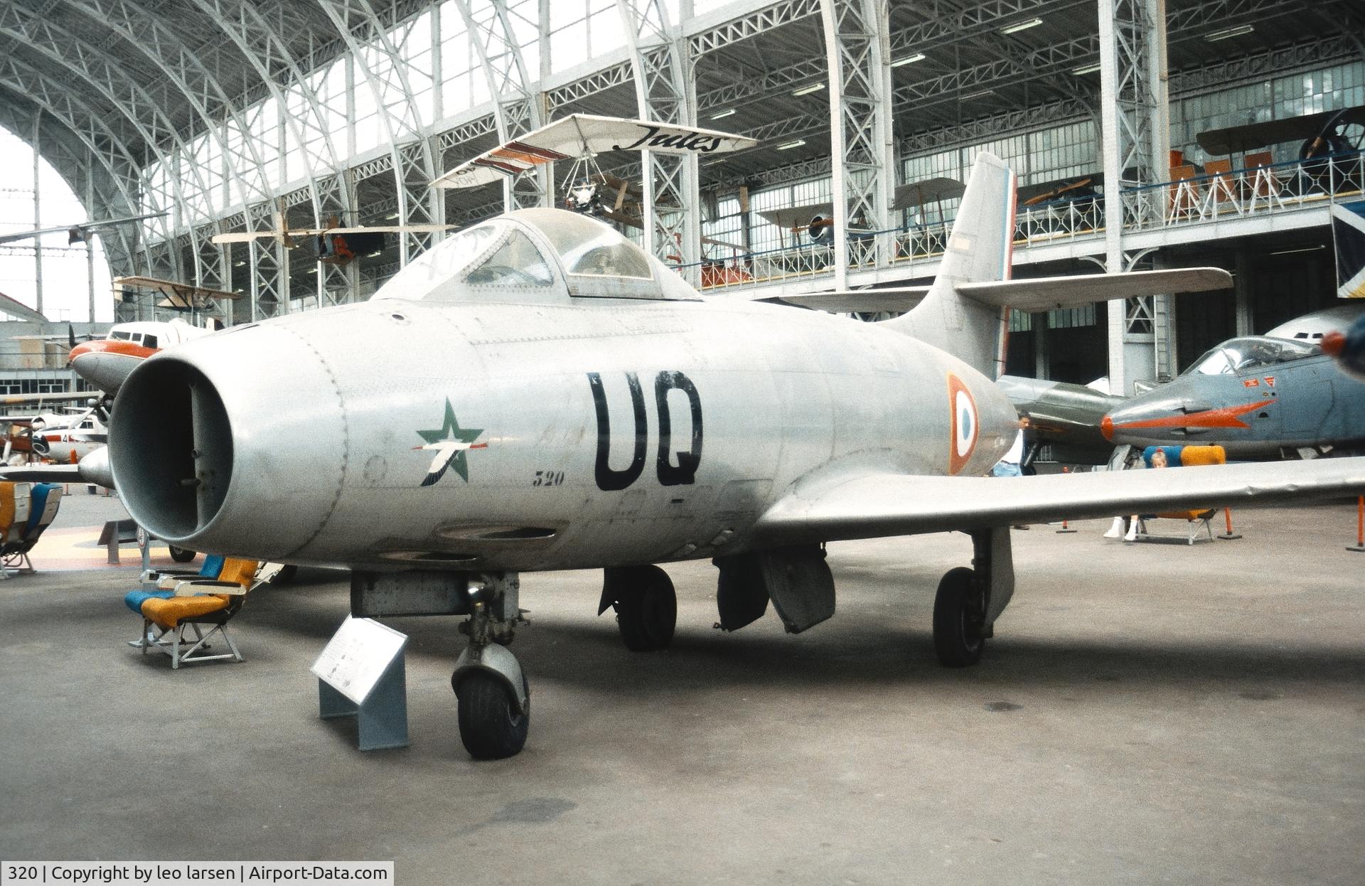 320, Dassault MD-450 Ouragan C/N 320, Brussels Air Museum 9.7.1994
