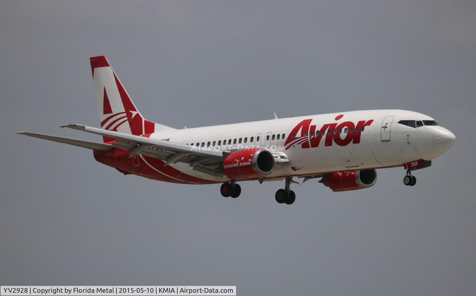 YV2928, 1989 Boeing 737-401 C/N 23885, Avior 737-400