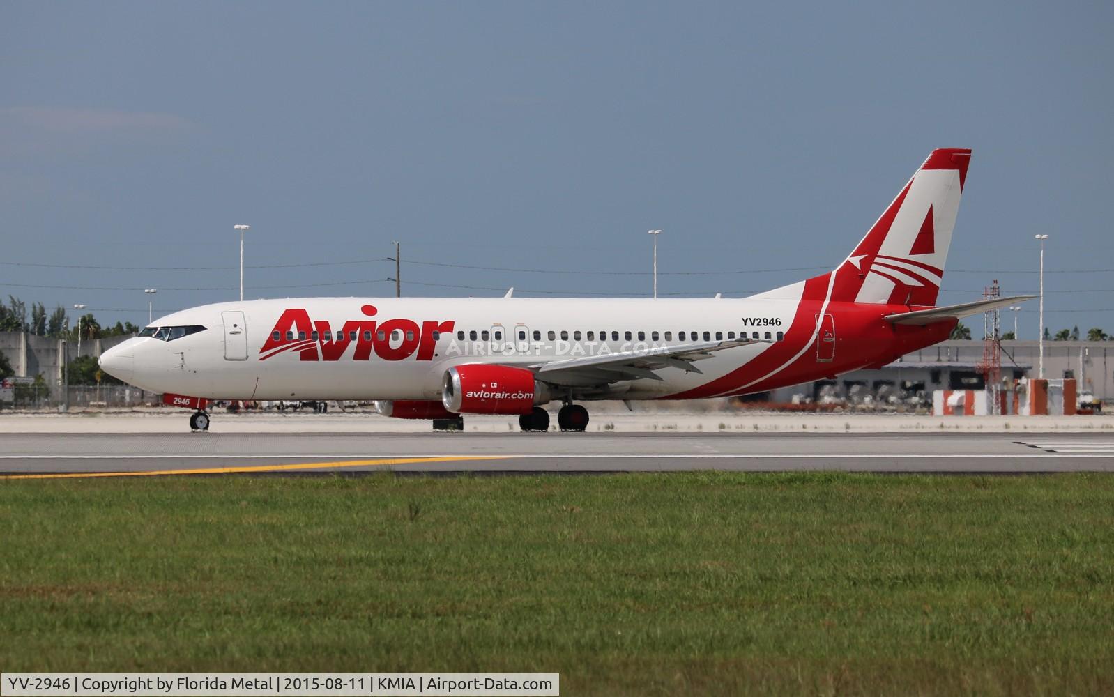 YV-2946, 1989 Boeing 737-401 C/N 23886, Avior 737-400