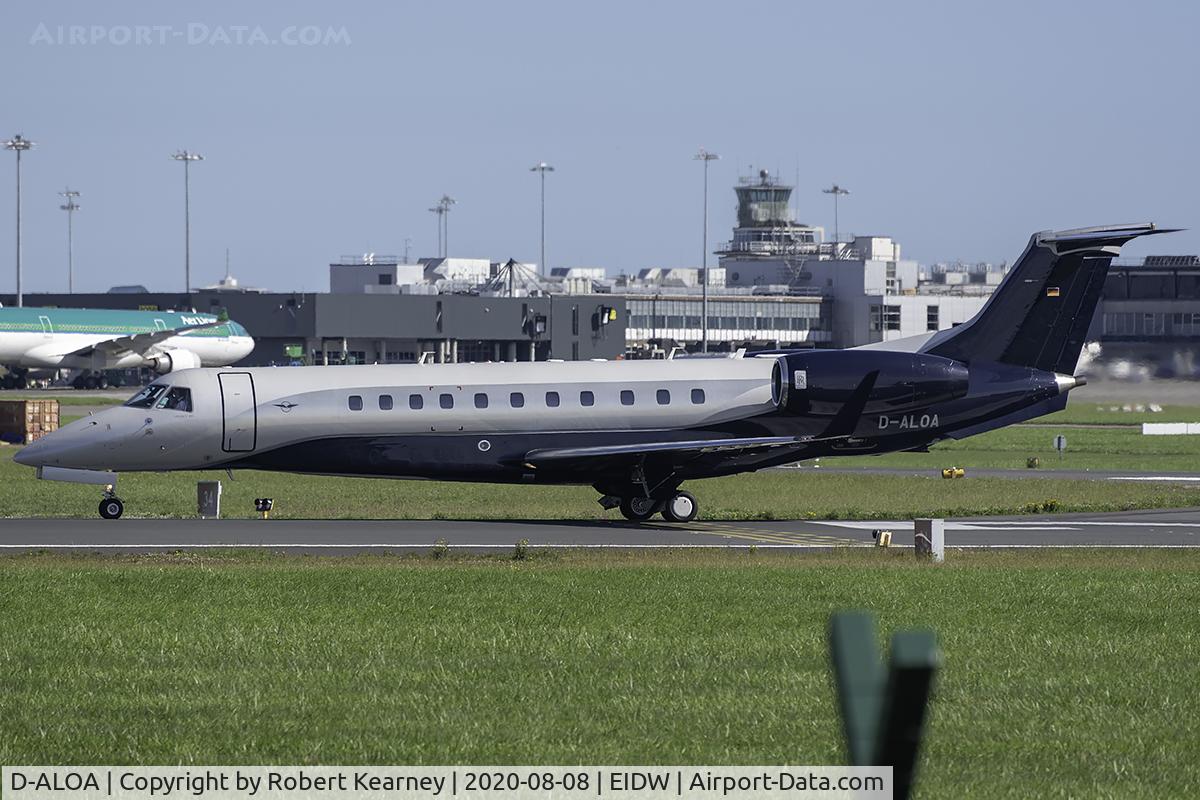 D-ALOA, 2016 Embraer EMB-135BJ Legacy 650 C/N 14501223, Lining up r/w 28