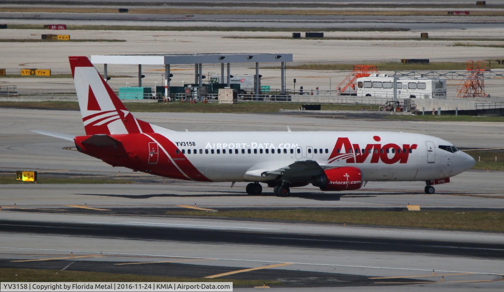 YV3158, 1989 Boeing 737-4B7 C/N 23984, Avior 737-400